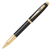 Sheaffer 100 Rollerball Pen - Gloss Black Gold Trim