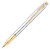 Sheaffer 100 Rollerball Pen - Bright Chrome Gold Trim