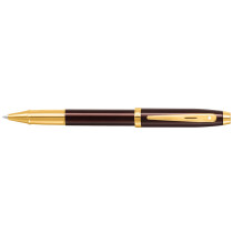 Sheaffer 100 Rollerball Pen - Coffee Brown Gold Trim