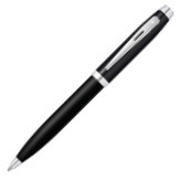 Sheaffer 100 Ballpoint Pen - Matte Black Chrome Trim