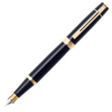 Sheaffer 300 Fountain Pen - Gloss Black Gold Trim