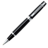 Sheaffer 300 Rollerball Pen - Gloss Black Chrome Trim