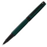 Sheaffer 300 Rollerball Pen - Matte Green Lacquer PVD Trim