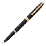 Sheaffer Sagaris Rollerball Pen - Gloss Black Gold Trim