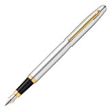 Sheaffer VFM Fountain Pen - Polished Chrome & Gold