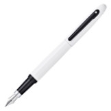 Sheaffer VFM Fountain Pen - White Lacquer Black Trim