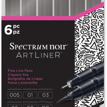 Spectrum Noir Artliner - Black (Pack Of 6)
