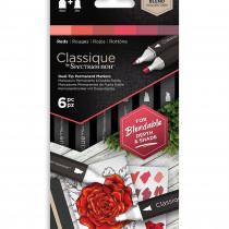 Spectrum Noir Classique Markers - Reds (Pack Of 6)