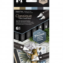 Spectrum Noir Classique Markers - Shade & Tone (Pack Of 6)
