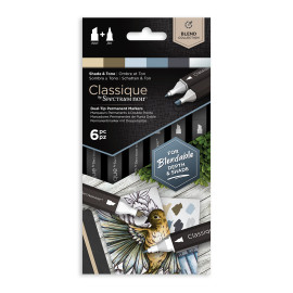 Spectrum Noir Classique Markers - Tone & Shade (Pack Of 6)