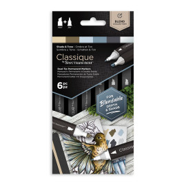 Spectrum Noir Classique Markers - Shade & Tone (Pack Of 6)