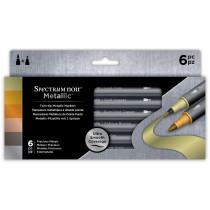 Spectrum Noir Metallic Markers - Precious Metals (Pack of 6)