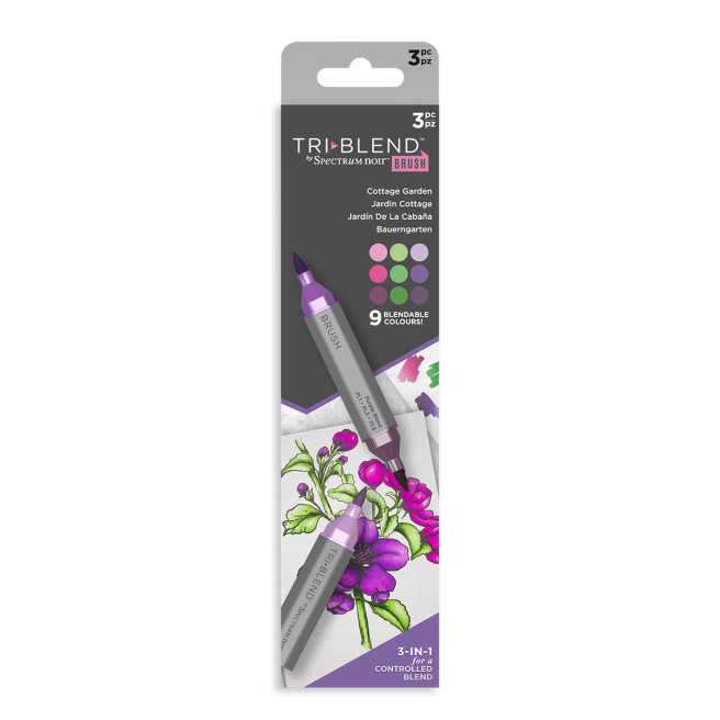 Spectrum Noir TriBlend Markers - Cottage Garden (Pack Of 3)