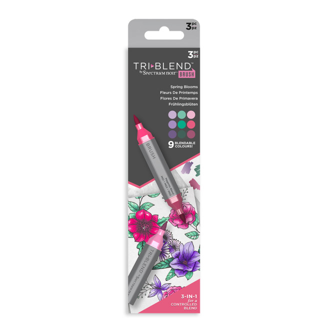 Spectrum Noir TriBlend Markers - Spring Blooms (Pack Of 3)