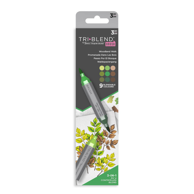 Spectrum Noir TriBlend Markers - Woodland Walk (Pack Of 3)