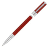 S.T. Dupont D-Initial Rollerball Pen - Red & Chrome