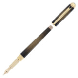 S.T. Dupont Line-D Medium Fountain Pen - Sunburst Bronze