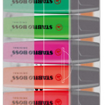 STABILO BOSS Original Highlighter Pen - Assorted Colours (Pack of 8)