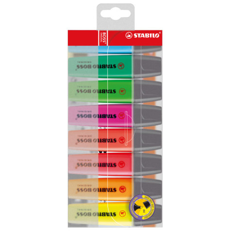 STABILO BOSS Original Highlighter Pen - Assorted Colours (Pack of 8)