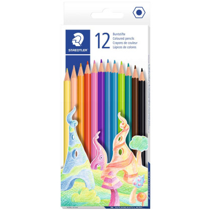 Staedtler Woodless Colouring Pencils - Assorted Colours (Pack of 12)