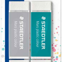 Staedtler Mars Plastic Eraser - Colour Coded (Pack of 4)