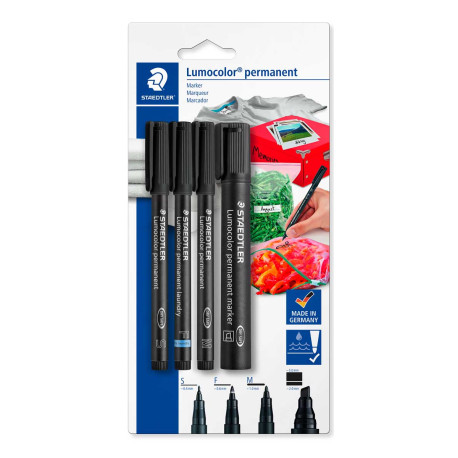 Staedtler Lumocolor Household Marker Set