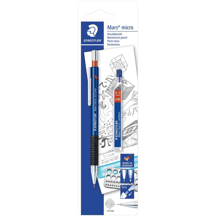 Staedtler Mars Micro Pencil with Leads - 0.5mm