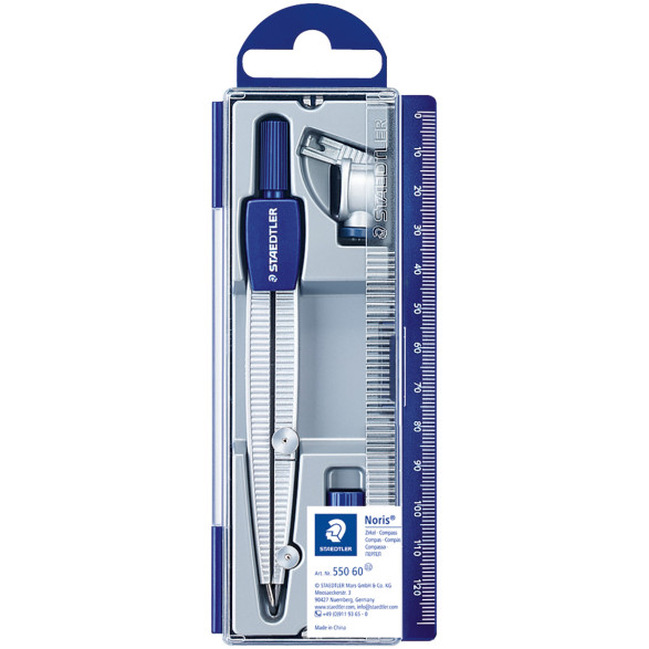 Staedtler Noris Club - School Compass plus Universal Adaptor