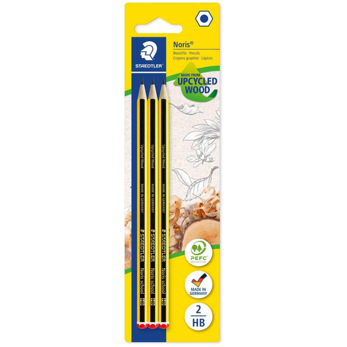 Staedtler Noris Pencil - HB (Pack of 3)