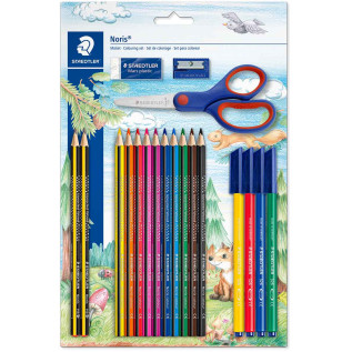 Staedtler Noris Colouring Set with Scissors