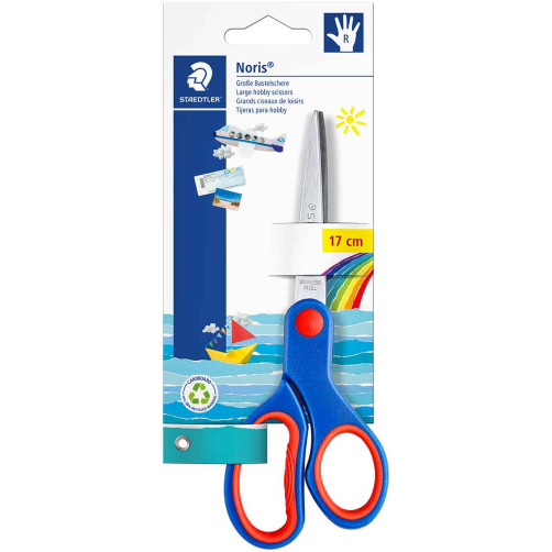 STAEDTLER 965 40 BK Noris Junior Safety Scissors - Right-Handed for Age 3+,  10 cm (Pack of 1)