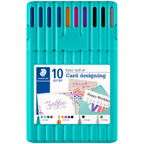 Staedtler Triplus Card Designing Set (Pack of 10)