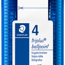 Staedtler Triplus Ballpoint Pen - Extra Broad - Assorted Colours (Wallet of 4)