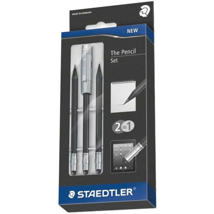 Staedtler Sketching Pencils and Extender (Pack of 3)