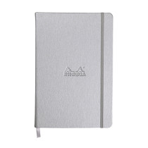 Rhodia Webnotebook- Medium Silver - Dotted