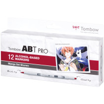 Tombow ABT PRO Markers - Manga Shonen Colours (Pack of 12)