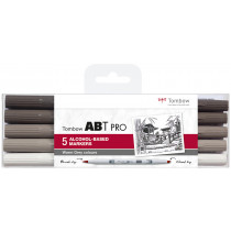 Tombow ABT PRO Markers - Warm Grey Colours (Pack of 5)