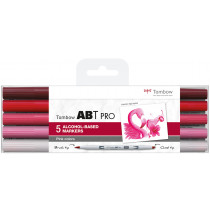 Tombow ABT PRO Markers - Pink Colours (Pack of 5)