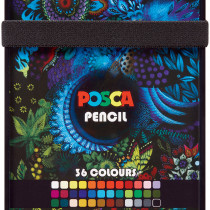 POSCA KPE-200 Pencil - Assorted Colours (Pack of 36)
