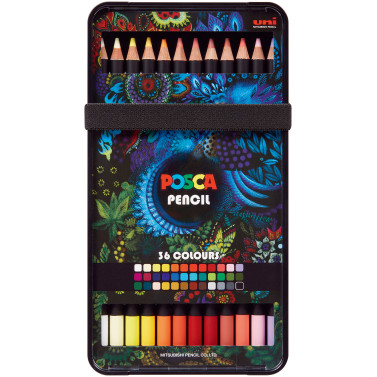 POSCA KPE-200 Pencil - Assorted Colours (Pack of 36)