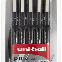 Uni-Ball Pin Drawing Pens - 0.05mm, 0.1mm, 0.3mm, 0.5mm, 0.8mm