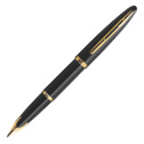 Waterman Carene Fountain Pen - Black Sea Gold Trim