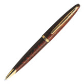 Waterman Carene Ballpoint Pen - Marine Amber Gold Trim