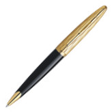 Waterman Carene Ballpoint Pen - Essential Black Gold Trim