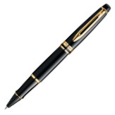 Waterman Expert Rollerball Pen - Black Gold Trim