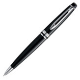 Waterman Expert Ballpoint Pen - Black Chrome Trim