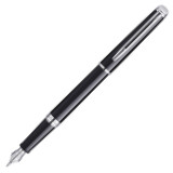 Waterman Hemisphere Fountain Pen - Gloss Black Chrome Trim