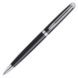 Waterman Hemisphere Ballpoint Pen - Gloss Black Chrome Trim