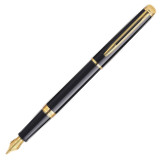 Waterman Hemisphere Fountain Pen - Gloss Black Gold Trim