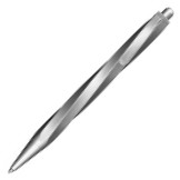 Worther Spiral Ballpoint Pen - Aluminium